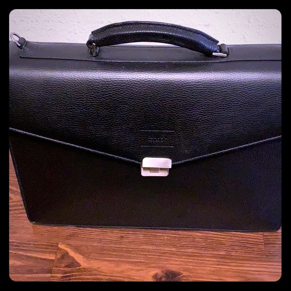 armani mens briefcase